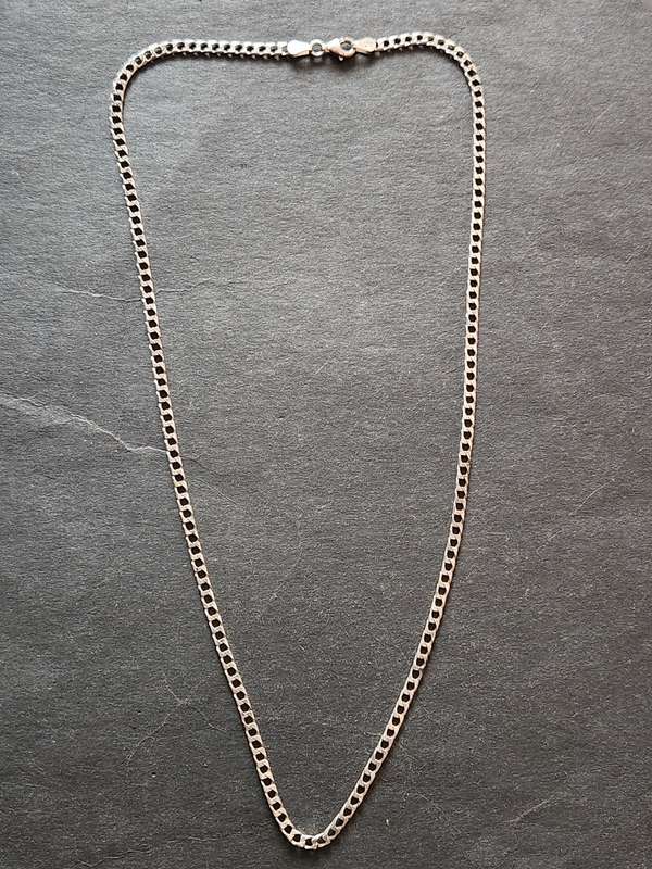 Sterling Silver Chain 8.1g Stamp .925 (500 mm)- as per photograph