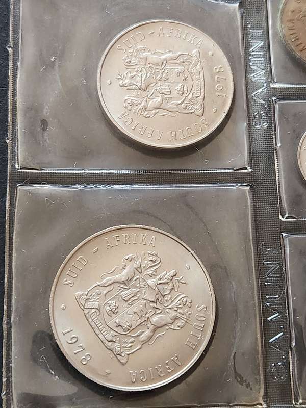 SA Mint Pack 1978 - as per photograph