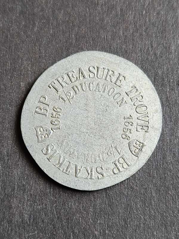 BP Tresure Trove Token 1656 1/2 Ducaton - as per photograph