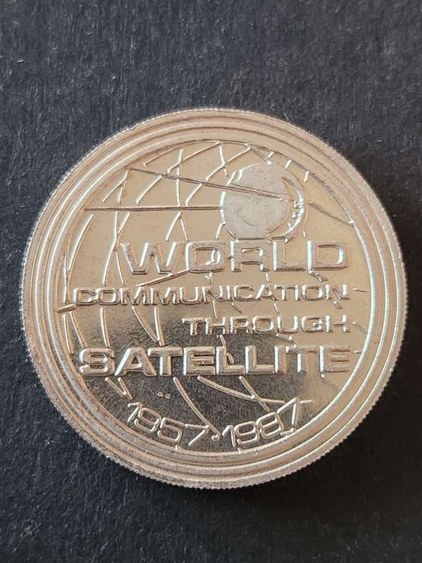 One Troy Ounce Silver Baron (999.5) 1987 - as per photograph