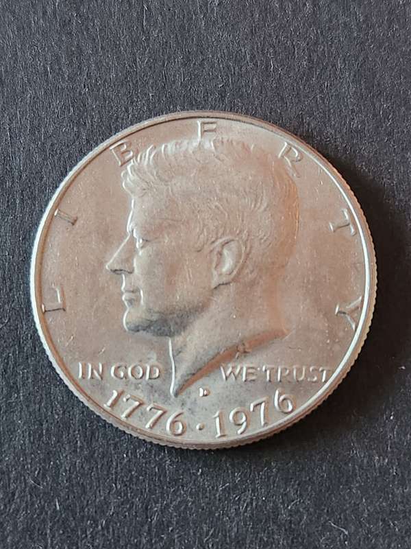 USA Kennedy 1/2 Dollar 1976 - as per photograph