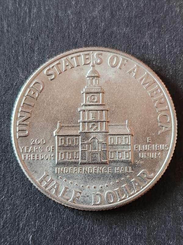 USA Kennedy 1/2 Dollar 1976 - as per photograph