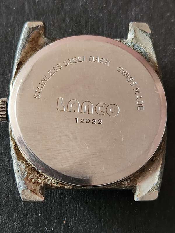 Vintage Lanco Sport 17 Jewels Shock Resistant Mechanical Wrist Watch (not working) - as per photo
