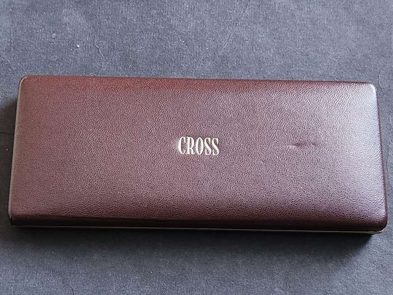 Vintage Cross Pen/Pencil Set 1/20 10kt Rolled Gold - made in Ireland (excellent condition) engraved
