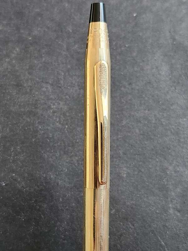 Vintage Cross Pen/Pencil Set 1/20 10kt Rolled Gold - made in Ireland (excellent condition) engraved