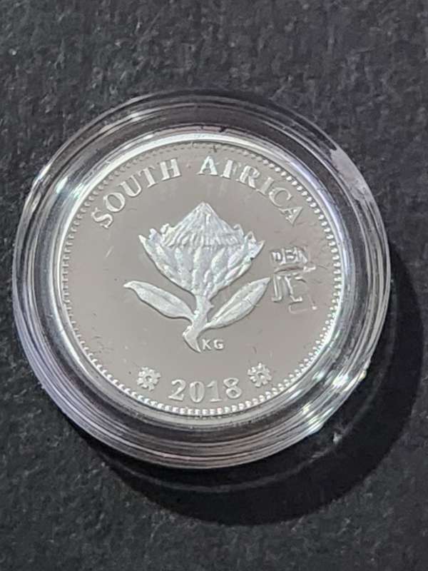 SA Mint 2018 2 1/2c Sterling Silver Tickey Proof Durban Privy Mint Mark no. 186 (1.414g)