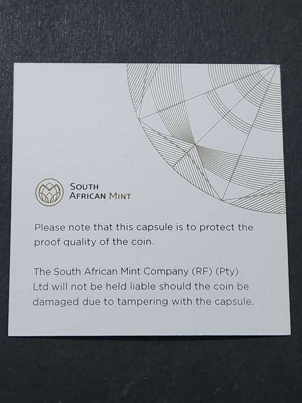 SA Mint 2018 2 1/2c Sterling Silver Tickey Proof Durban Privy Mint Mark no. 186 (1.414g)