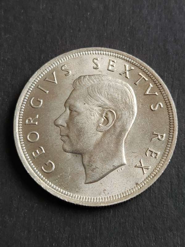 Union 5 Shillings 1952 (excellent condition) - as per photograph