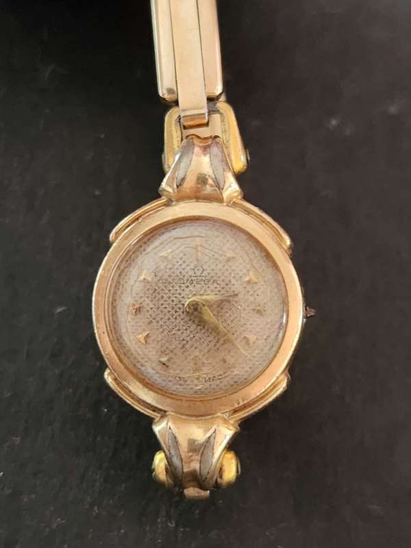 Vintage Ladies Omega Wrist Watch 80 Microns 17 Jewels Swissmade (not working) - as per photograph