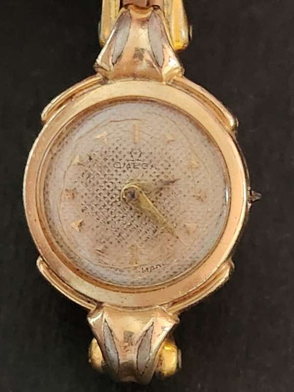 Vintage Ladies Omega Wrist Watch 80 Microns 17 Jewels Swissmade (not working) - as per photograph