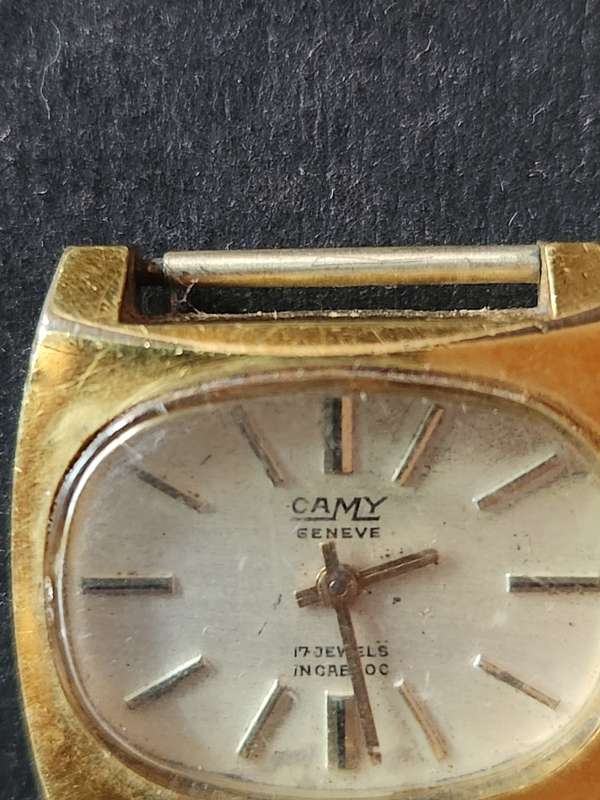 Vintage Ladies Camy Geneve 17 Jewels Inca Block Mechanical Wrist Watch no. 1043