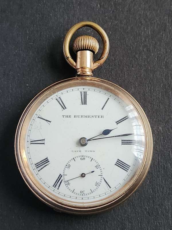 Vintage Gold Plated Star Pocket Watch case no. 103624, movement no. 49499 (not working)