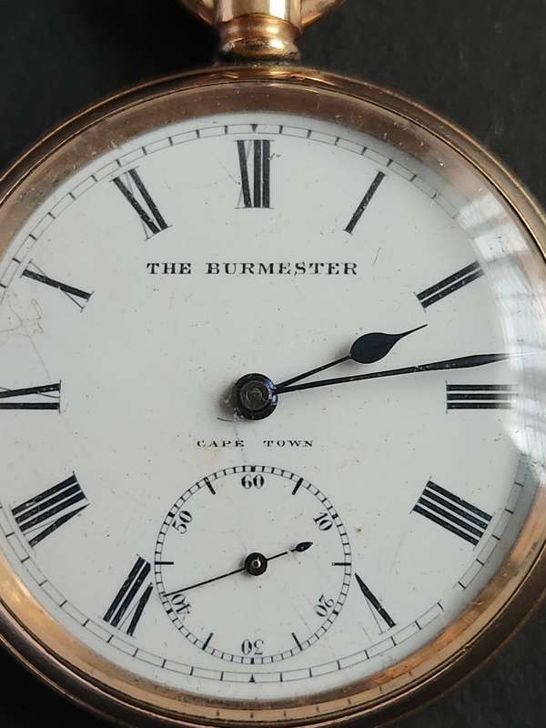 Vintage Gold Plated Star Pocket Watch case no. 103624, movement no. 49499 (not working)