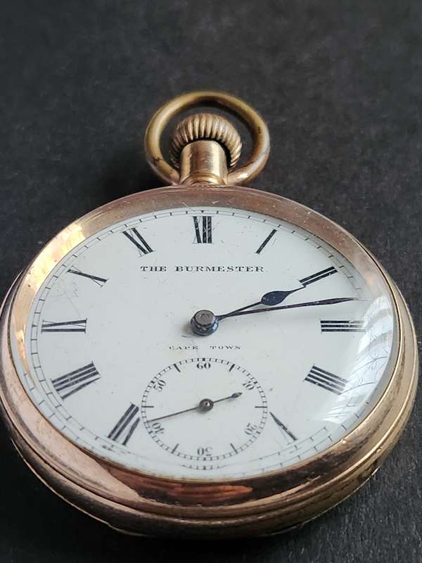 Vintage Gold Plated Star Pocket Watch case no. 103624, movement no. 49499 (not working)
