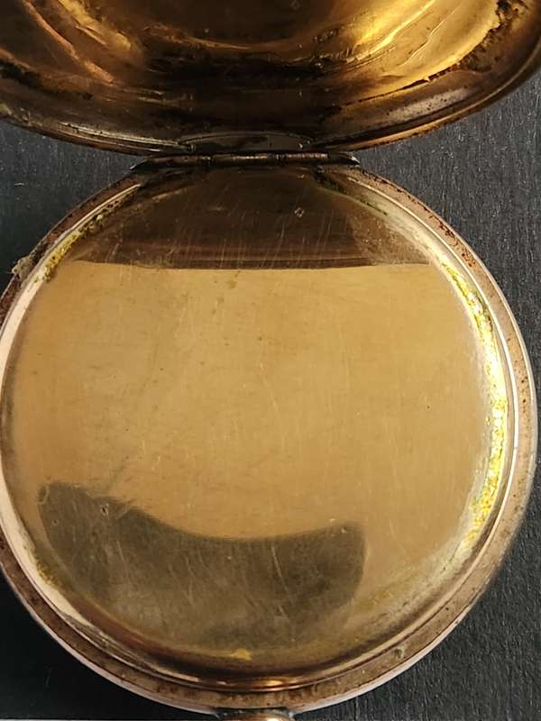Vintage Gold Plated Star Pocket Watch case no. 103624, movement no. 49499 (not working)