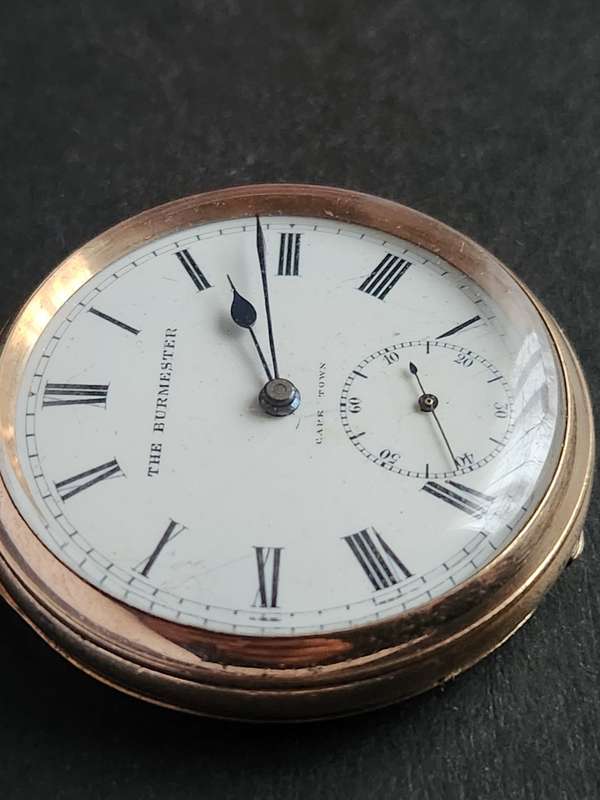 Vintage Gold Plated Star Pocket Watch case no. 103624, movement no. 49499 (not working)