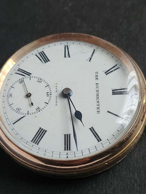 Vintage Gold Plated Star Pocket Watch case no. 103624, movement no. 49499 (not working)