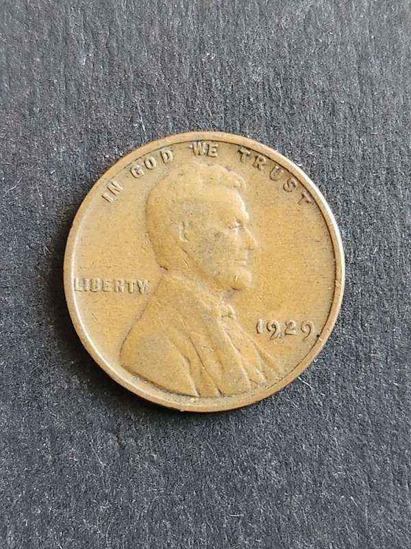 USA One Cent 1929 - as per photograph