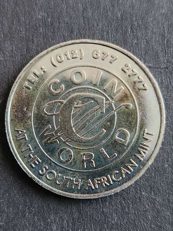 SA Mint Token Coin World 2006 - as per photograph