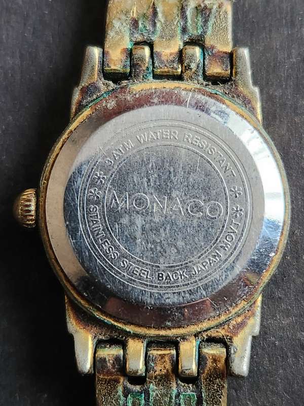 Ladies Monaco Quartz Watch (not working) - as per photograph