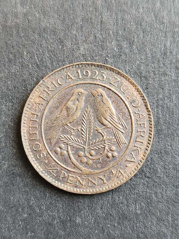 Union Farthing 1923 - as per photograph