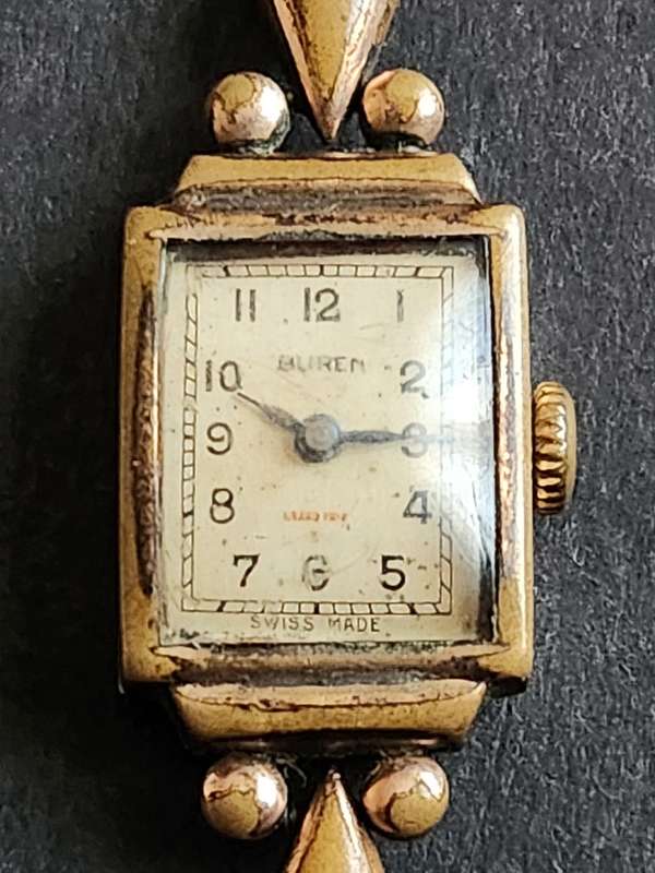 Vintage Ladies Buren Grand Prix Wrist Watch no. 125864 (not working) - As per photograph