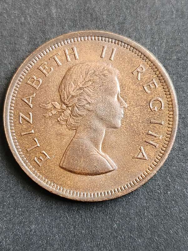 Union Penny 1955 EF+/UNC- as per photograph