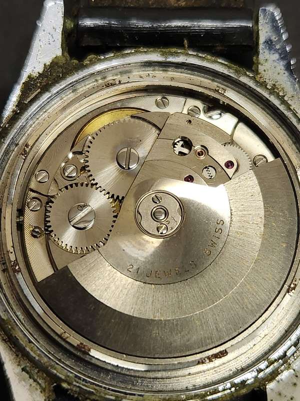 Vintage Rotary 21 Jewels Swiss made Automatic Wrist Watch (not working) - as per photograph