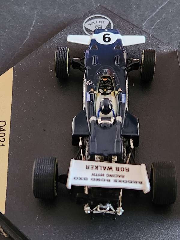 Quartzo Q4021 Lotus 72C - Graham Hill "Brooke Bond Oxo" Canadian G.P. 1970 - as per photograph