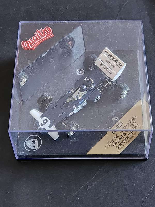 Quartzo Q4021 Lotus 72C - Graham Hill "Brooke Bond Oxo" Canadian G.P. 1970 - as per photograph