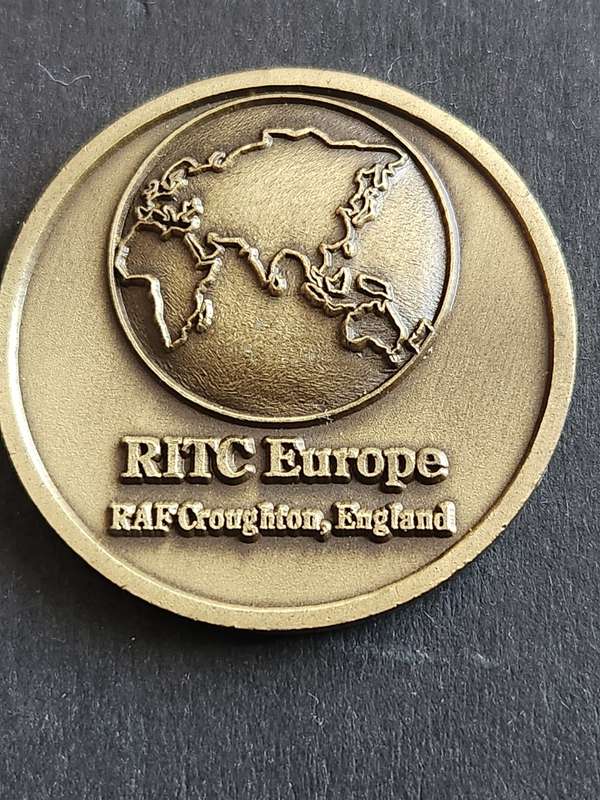 RITC Europe Area Telecommunications Office Medallion- as per photograph