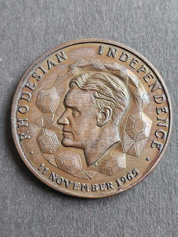 Rhodesian Independence Medal 11 November 1965 (Bronze) - as per photograph