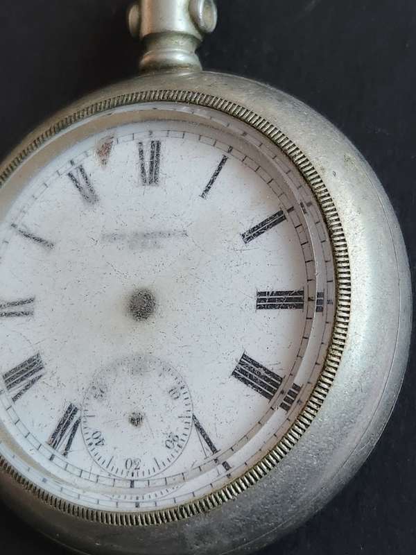 Vintage Pan American Philadelphia USA Pocket Watch (not working) for spares(screw back) original gl