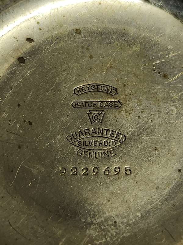 Vintage Pan American Philadelphia USA Pocket Watch (not working) for spares(screw back) original gl