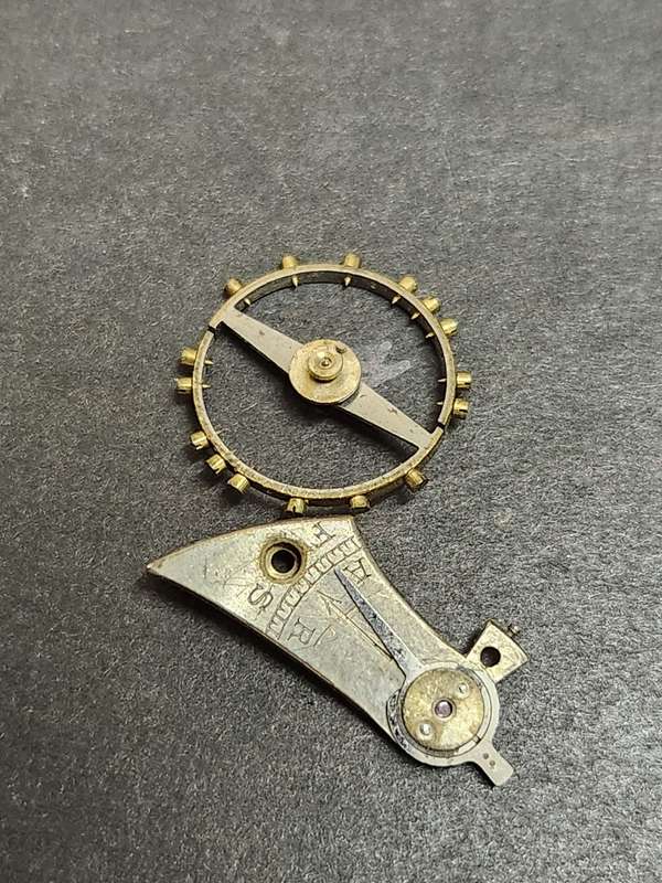 Vintage Cyma Pocket Watch (not working) screw back (parts loose)  - as per photograph