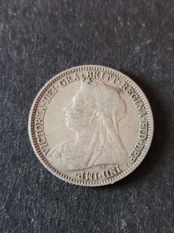 UK Sixpence 1895 - as per photograph
