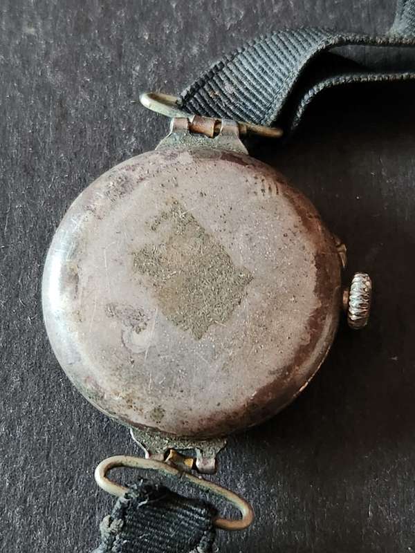 Vintage Ladies Silver Wrist Watch. 800 Silver - as per photograph