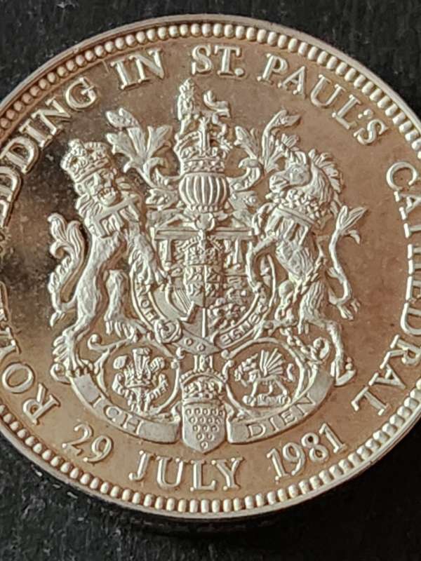 Sterling Silver Medallion to Commemorate the marriage of Price Wales and Lady Diana Spencer 29 July