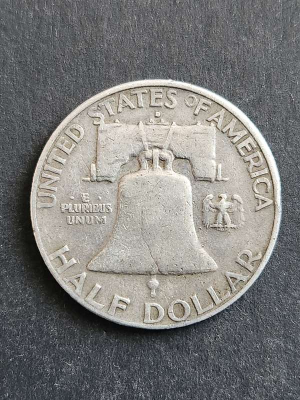 USA Franklin Half Dollar 1954 - as per photograph