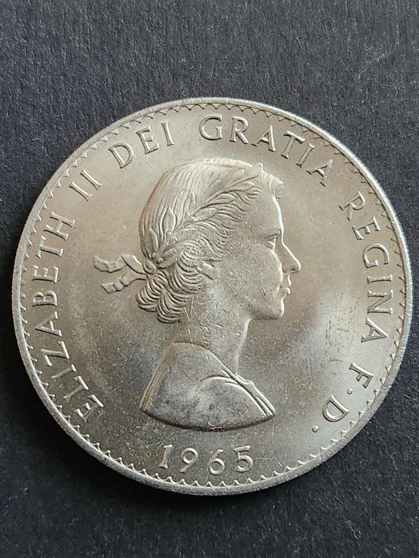 Winston Churchill Crown 1965 - as per photograph
