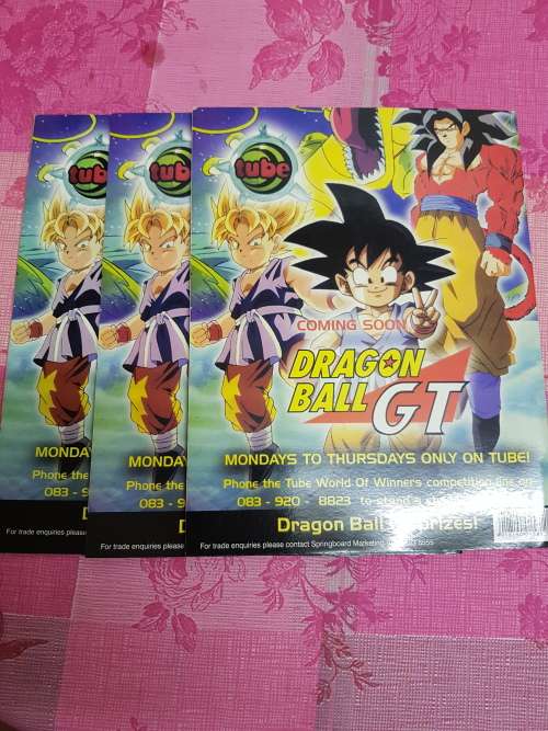 Three Dragonball Z Panini Sticker Album and 50 Album Stickers(mint)
