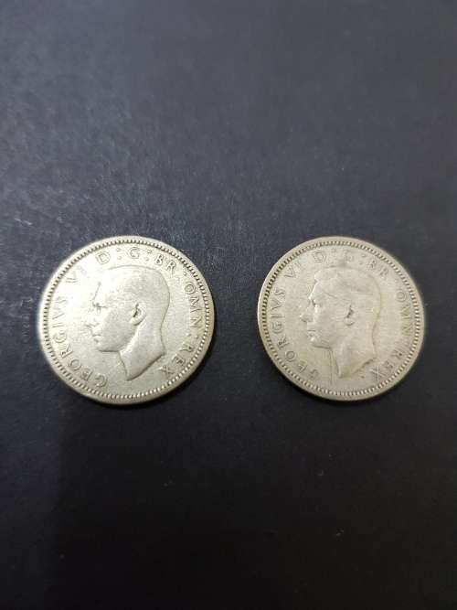 Two by India 6 Pence 1939/1945