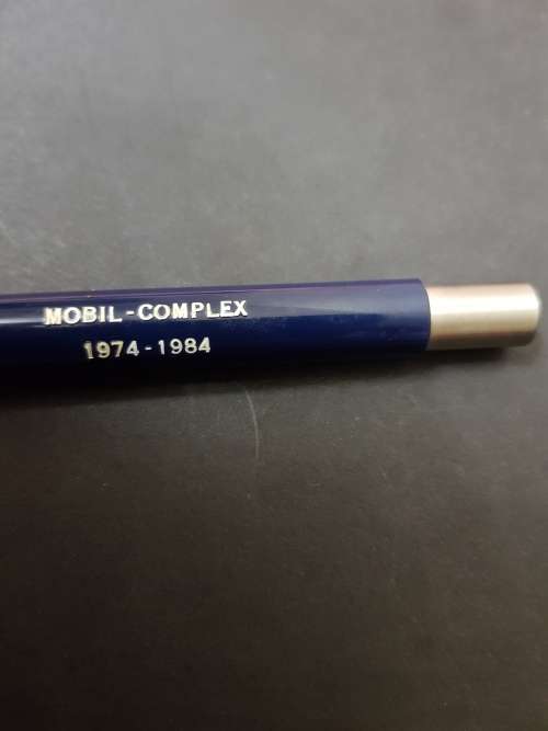 Parker Rollerball-made in USA- engraved Mobil Complex 1974-1984