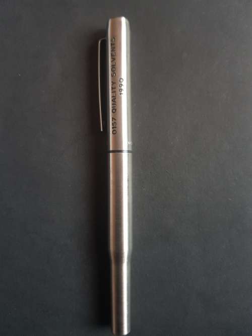 Vintage Parker Rollerball Engraved 0157 Quality Solvence 1990(needs refill)