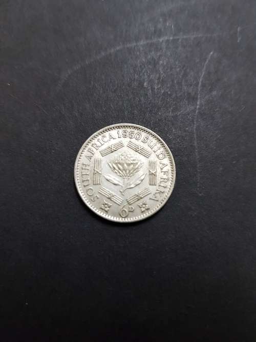 Union Sixpence 1950 F+