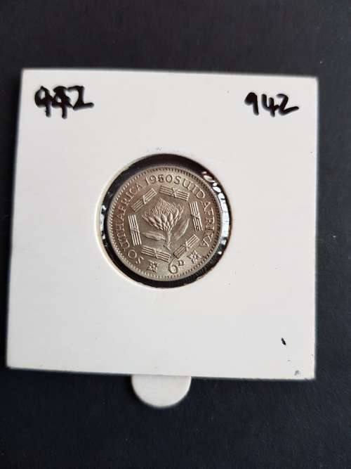 SA Sixpence 1950 VF+