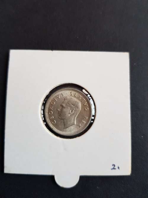 SA Sixpence 1950 VF+