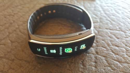 Samsung Gear Fit with charging adapter