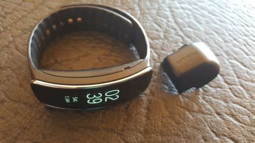 Samsung Gear Fit with charging adapter