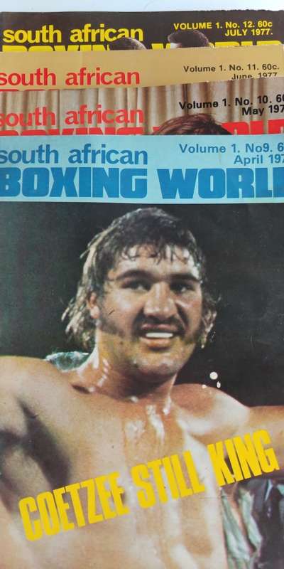 302 SOUTH AFRICAN BOXING WORLD COLOUR MAGAZINES